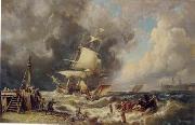 unknow artist Seascape, boats, ships and warships. 58 France oil painting artist